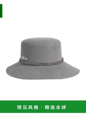 1h可退 香港直邮Borsalino 女士 帽子 grey灰色 舒适时尚