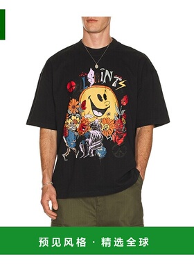 1h可退 香港直邮Allsaints 男士 Gardens T恤 M034PD black黑色