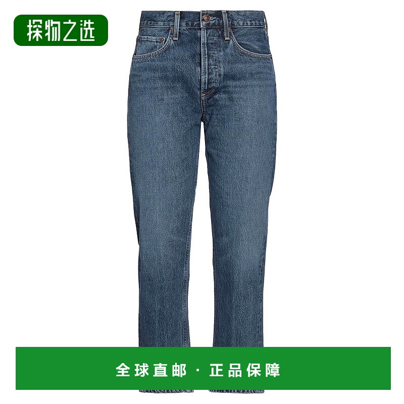 香港直邮AGOLDE 女士 牛仔长裤 blue蓝色 舒适时尚
