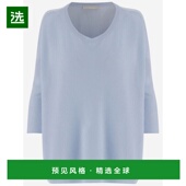 香港直邮Allude 浅蓝色羊绒 SS2026 女士针织衫 2621117511