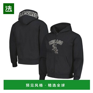 1h可退 【美国直邮】PLEASURES 男士黑色芝加哥白袜队开幕日全拉