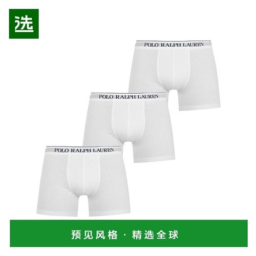 香港直邮Polo Ralph Lauren 三条装徽标平角裤 422206