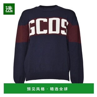 1h可退 香港直邮Gcds 男士 蓝色毛线衫 B2CM1505KI4 blue蓝色 舒