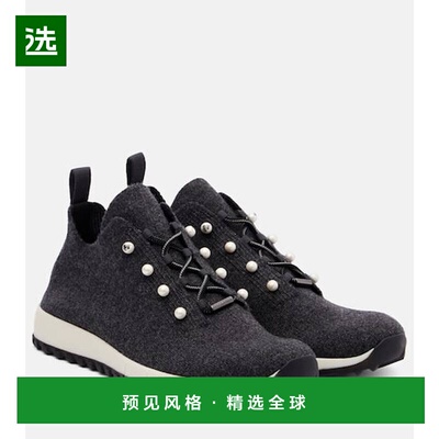 香港直邮Jimmy Choo 周仰杰 女士 Veles 精饰羊绒运动鞋