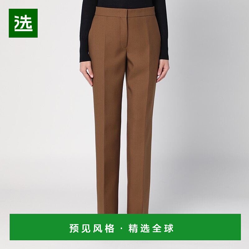 1h可退 香港直邮Jil Sander 吉尔&middot;桑达 女士 折痕休闲裤 J02KA02