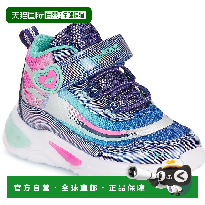 欧洲直邮Kangaroos  K-SLG Willow Mid EV 女童鞋高帮板鞋 00050-