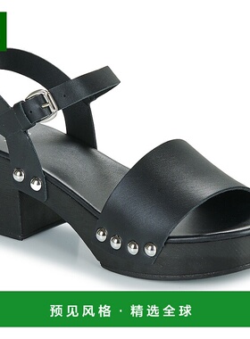 欧洲直邮Ikks   女士鞋子凉鞋 BY80425-02-NOIR