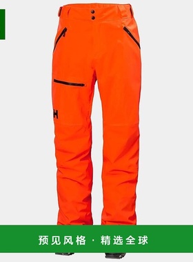 欧洲直邮Helly Hansen 男士橙色Sogn休闲裤海丽汉森聚酯工装裤