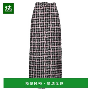 1h可退 【美国直邮】MSGM Maxi Skirts 女士铅笔裙 粗花呢 千鸟格