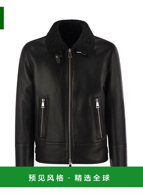 1h可退 香港直邮Dondup 男士 常规毛羊皮夹克 UJ934PL0547UXXXDU9