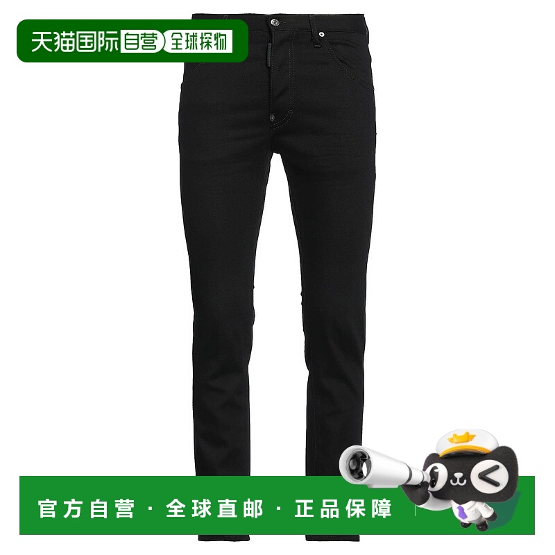 1h可退 香港直邮Dsquared2 二次方 男士 牛仔长裤 black黑色 舒适