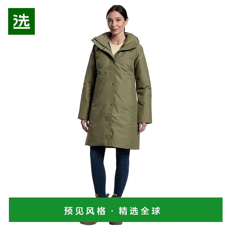 1h可退 香港直邮marmot 土拨鼠 女士 Chelsea 大衣  舒适时尚外套