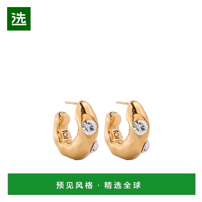 香港直邮FORTE FORTE 女士耳饰 9989ORO SS2025 金色 环形耳饰