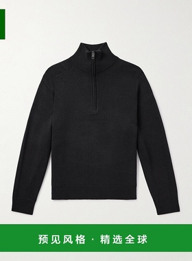 1h可退 香港直邮NILI LOTAN 男士 Nathaniel 棉质羊绒混纺半拉链