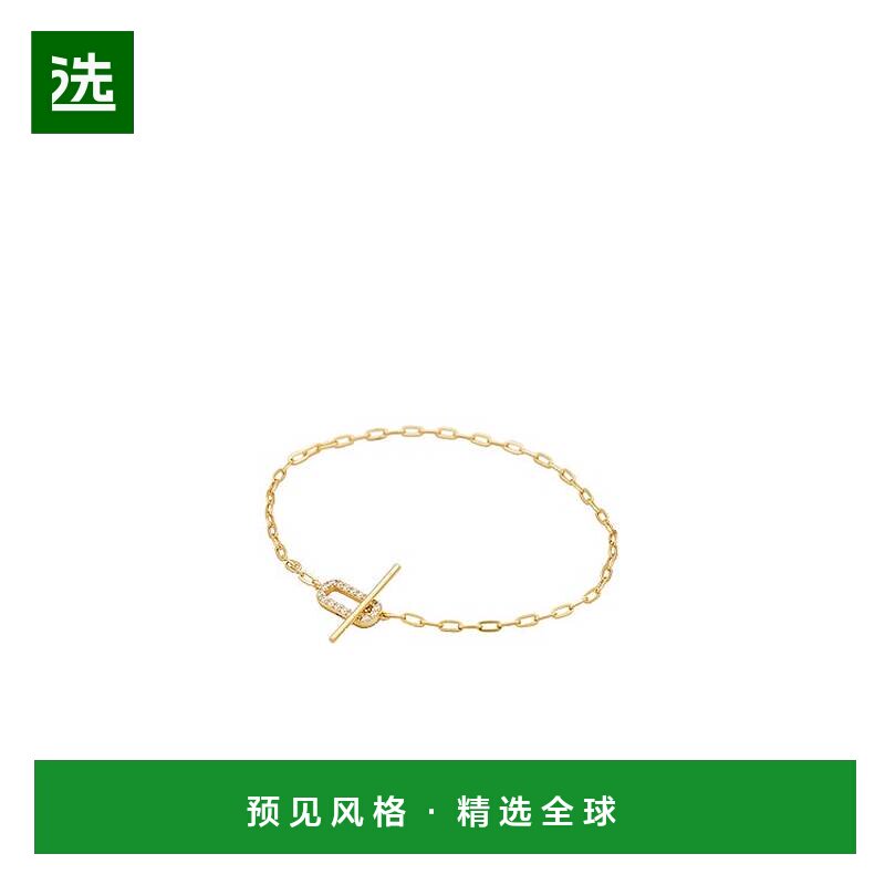 1h可退 香港直邮Shashi  Jade 密镶手链 SHB068 metal金属色 舒适