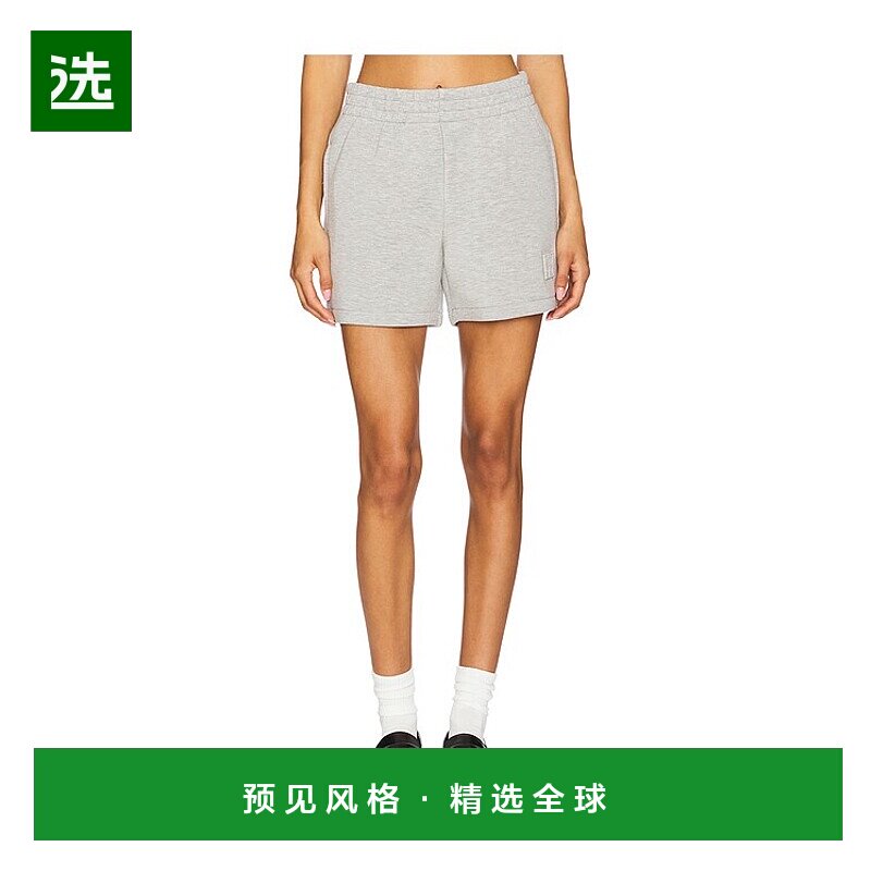 香港直邮ANINE BING 女士 灰色 Kam Framed Monogram 短裤 A05106