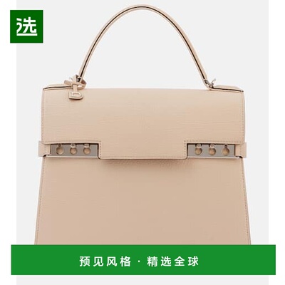 1h可退 香港直邮Delvaux 帝丽芙 女士 Tempête MM 皮革手提包
