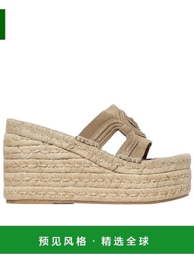 香港直邮Versace 露趾高跟凉鞋 10178521A13293范思哲坡跟