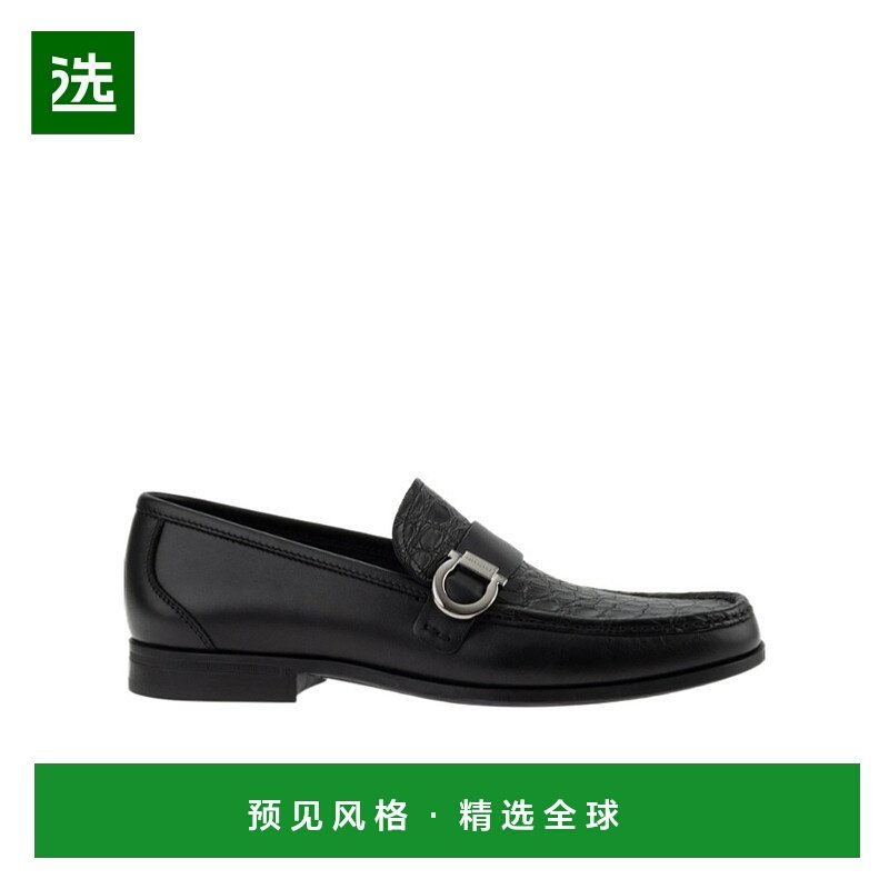 香港直邮Salvatore Ferragamo Gancini 装饰乐福鞋 02A097一脚蹬