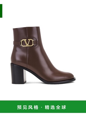1h可退 香港直邮Valentino 华伦天奴 女士 V 徽标标志短靴 5W2S0C