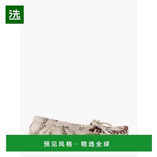 1h可退 香港直邮Paris Texas 女士 Indiana 皮质鳄鱼纹印花乐福鞋