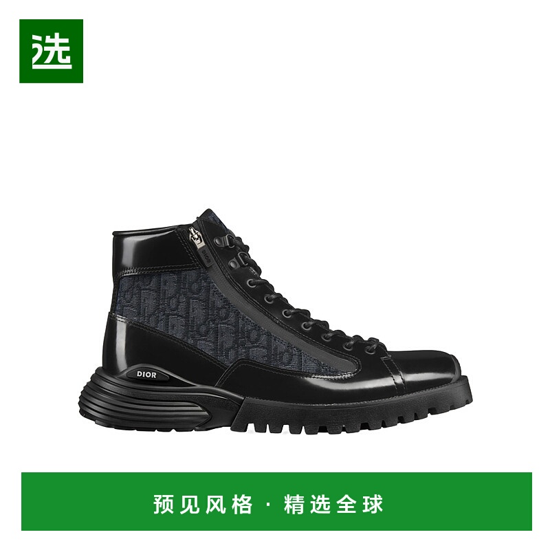 香港直邮Dior 徽标Combat 靴子 DIO322B9