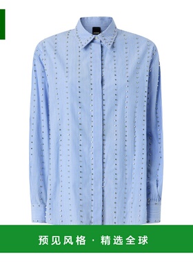 香港直邮PINKO 女士衬衫 106225A32RZE5 SS2026 蓝色 Pinko Shirt