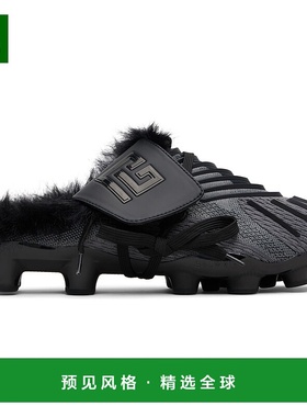 1h可退 香港直邮Balmain 巴尔曼 男士 黑色 Half Time Faux Fur-L