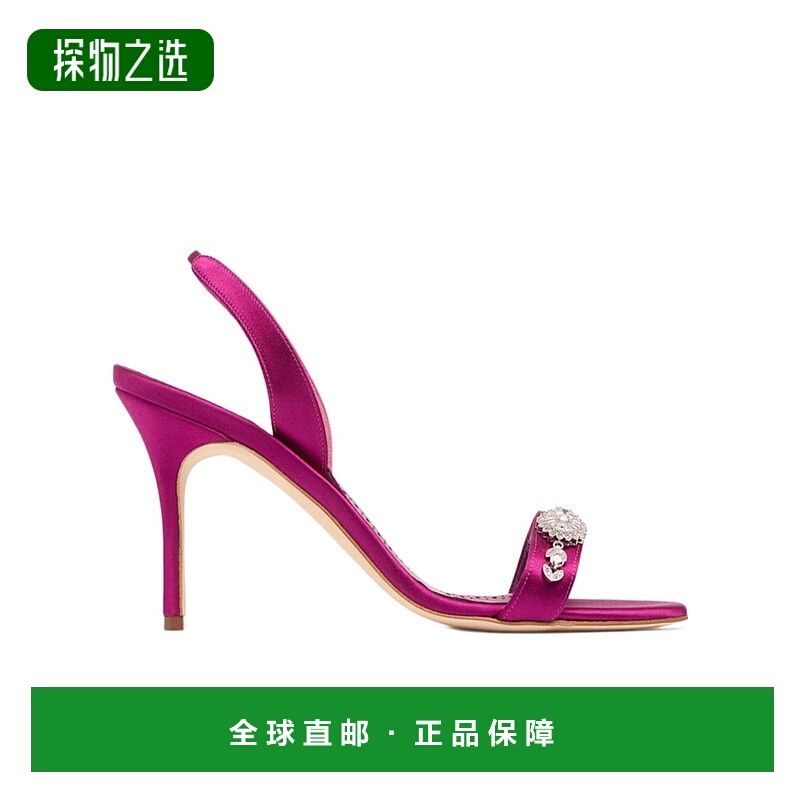 香港直邮Manolo Blahnik 圆头高跟凉鞋 80I-0N2005