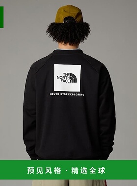 欧洲直邮北面Redbox 男士插肩袖运动衫TheNorthFace卫衣