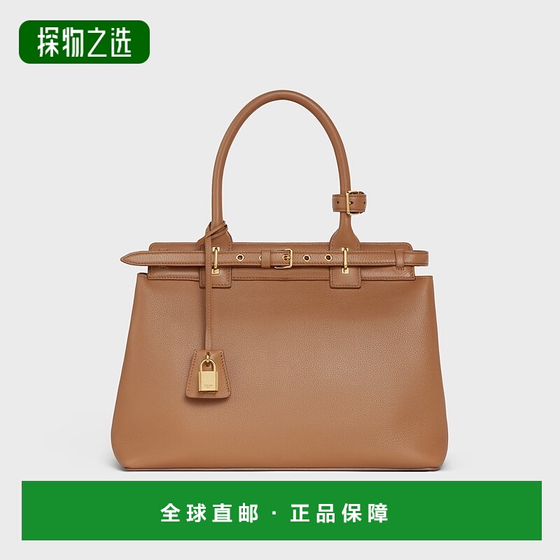 1h可退 欧洲直邮CELINE赛琳 Conti柔软颗粒纹牛皮手袋