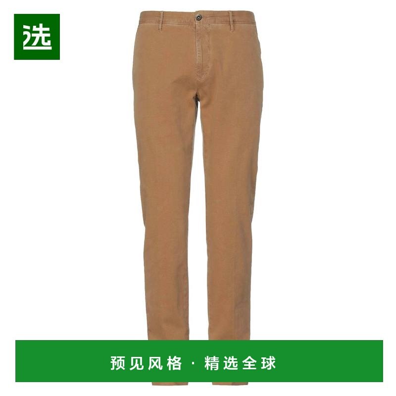 1h可退 香港直邮Incotex 男士 斜纹棉布裤 brown棕色 舒适时尚,男装,休闲裤,淘宝优惠券,粉丝福利购,淘宝优惠卷