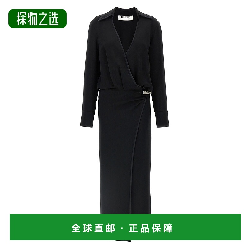 1h可退 香港直邮The Attico 女士 缠绕式连衣裙 251WCW00242100
