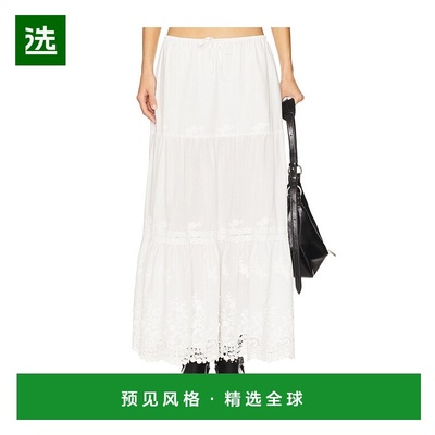 1h可退 香港直邮Weworewhat 女士 Pull 中长半身裙 WWB9803