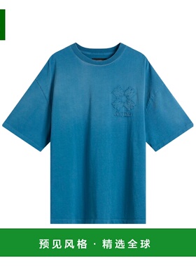 1h可退 香港直邮AMIRI 男士T恤 AMTOJR1029950 SS2026 蓝色