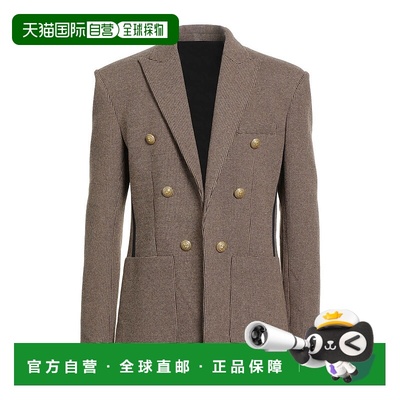 1h可退 香港直邮Balmain 巴尔曼 男士 西装外套 beige米色 舒适时