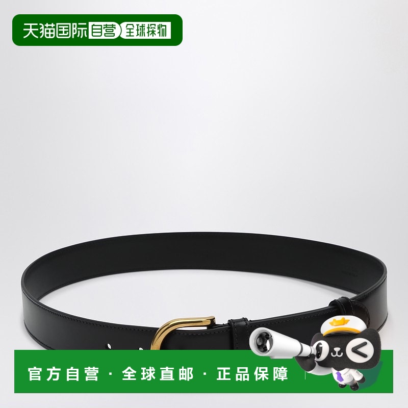 1h可退 香港直邮Prada 普拉达 女士 黑色皮革皮带 1CS130X72F0002