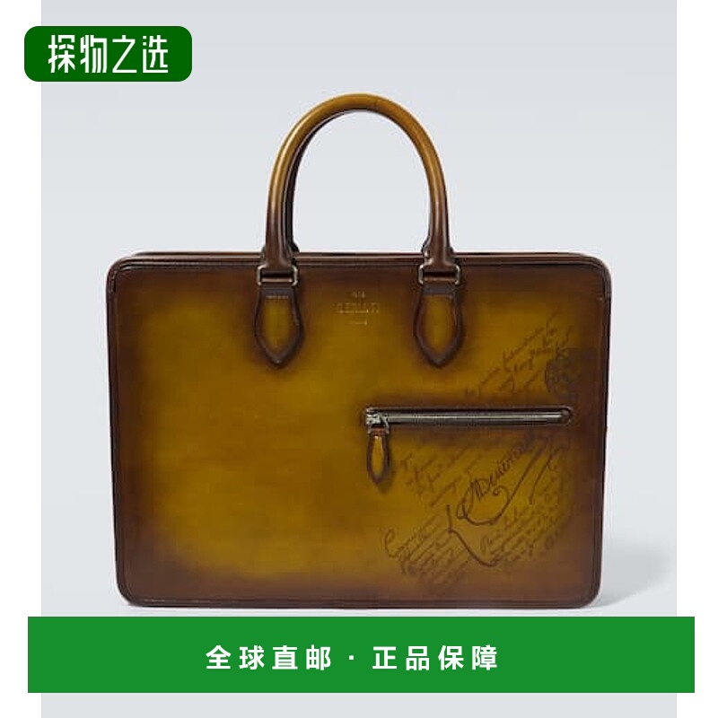 1h可退 香港直邮Berluti 伯尔鲁帝 男士 Un Jour Scritto 皮革公