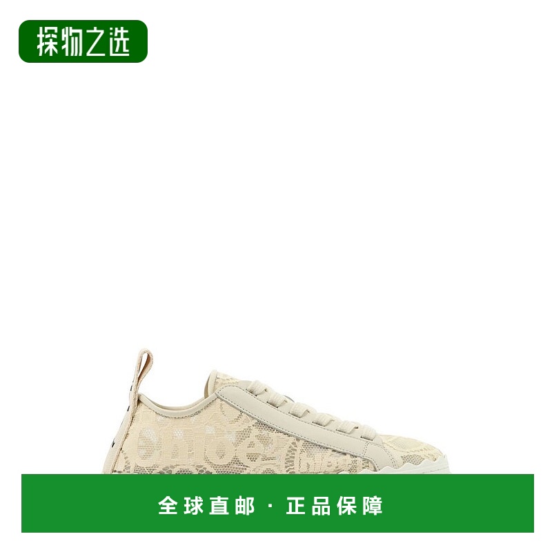 1h可退 香港直邮Chloe 蔻依 女士 Lauren 繫帶運動鞋 CHC19U108D2