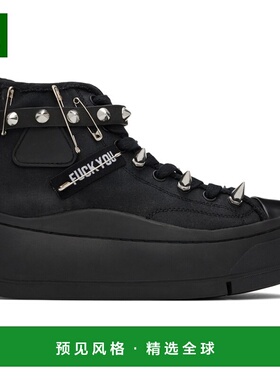 1h可退 香港直邮R13 女士 黑色 Studded Kurt 运动鞋 R13S5029S00