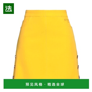1h可退 香港直邮Iceberg 冰山 女士 迷你半身裙 yellow黄色 舒适