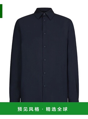 香港直邮DONDUP 女士衬衫 DC446WF0186DXXX890 AW2025 蓝色