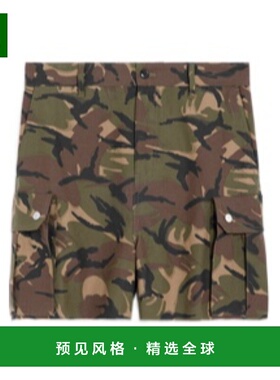 香港直邮Celine 迷彩工装短裤 2Z400073M.休闲裤