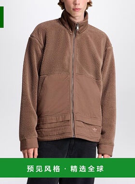 香港直邮Adidas 男士 Earth Strata 抓绒拉链夹克 JW3510PLEA