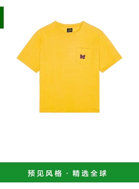 1h可退 香港直邮Needles 男士 Papillon 刺绣口袋T恤 QV357