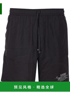 1h可退 香港直邮AMIRI 女士短裤 AMSHCA1100001 AW2025 黑色 Spir