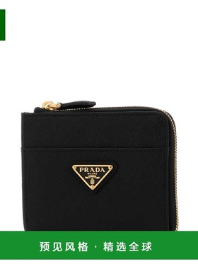 香港直邮PRADA 女士钱包 1ML060QHHF0002 SS2026 黑色 Black leat