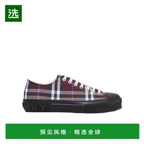 香港直邮Burberry 格纹休闲运动鞋 80556441