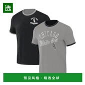 简约时尚 1h可退 舒适透 T恤短袖 圆领上装 美国直邮 Fanatics男士