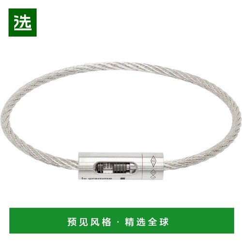 1h可退 香港直邮Le Gramme 男士 Perforated Cable le 8g 手镯 ca